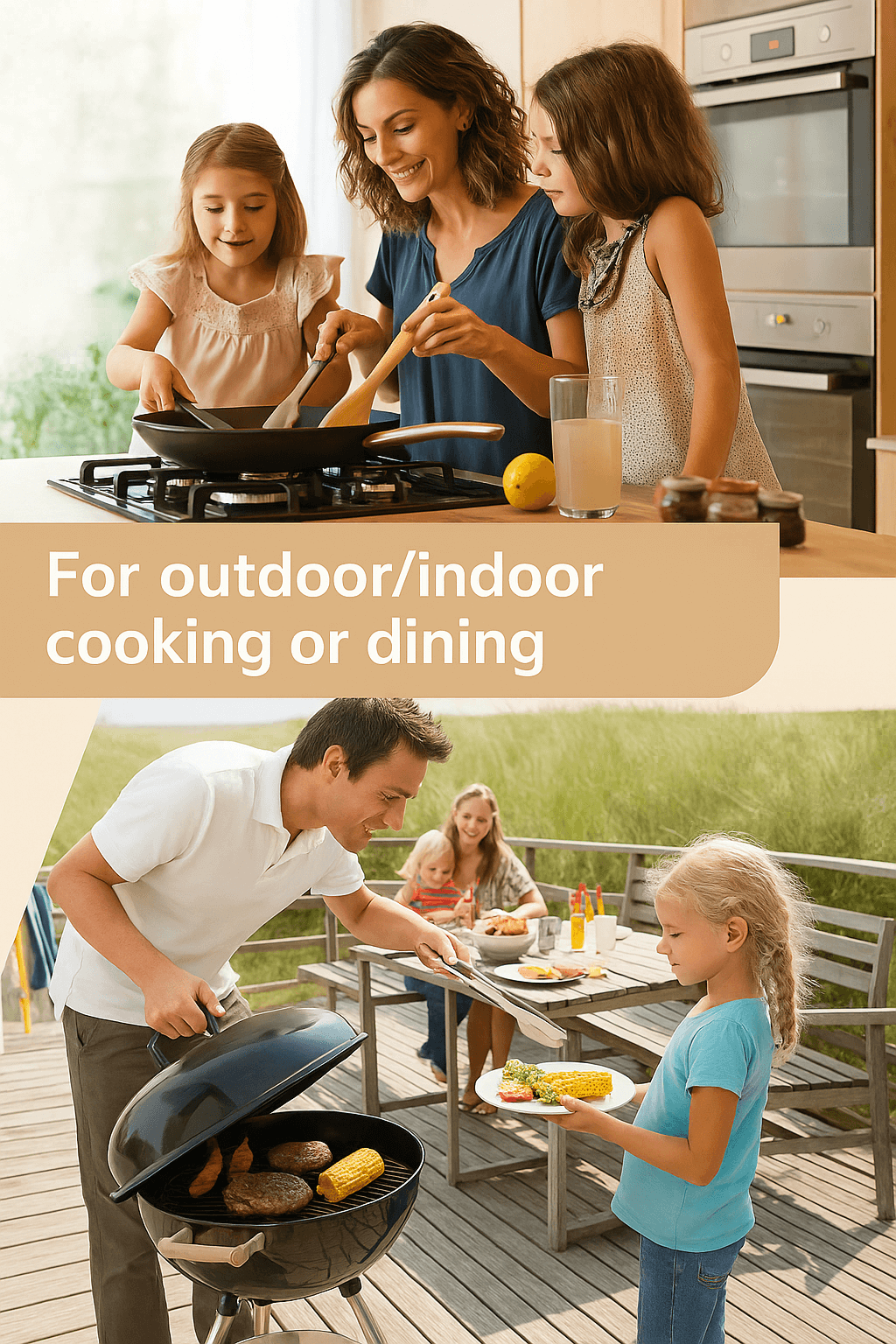 Brown Feather Stainless Steel Tongs with Silicone Handle – Durable, Heat-Resistant & Stylish